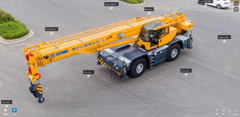 Короткобазный колесный кран
XCMG XCR55L5_S
